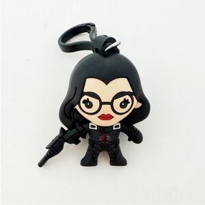 NEW Gi-Joe Cartoon Baroness Figural 3D Bag Clip Collector Toy Figure